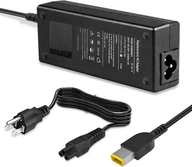 Main image of 135W AC Power Adapter Laptop Charger for Lenovo IdeaPad Y40-70 Y50-70 Y50-80 Y50-70AS-ISE Y700-15ISK 720-15IKB Z710 ThinkPad T440p T450P T470p T540 T540p ADL135NDC3A ADL135NLC3A Supply Cord