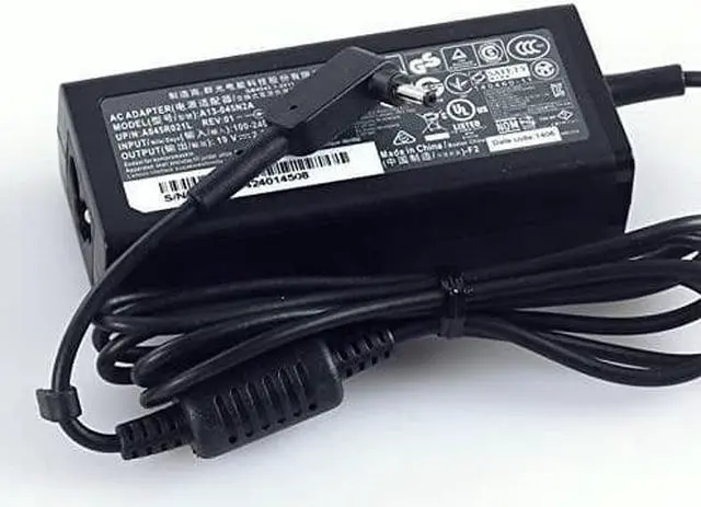 Alt view image 2 of 5 - 45W 19V 2.37A AC-Adapter-Charger Compatible for Acer-Chromebook-CB3 CB5 11 13 14 15 R11 C730 C731 C735 C810 C738T CB3-431 CB3-531 CB3-111 CB3-131 CB5-311 Laptop Power
