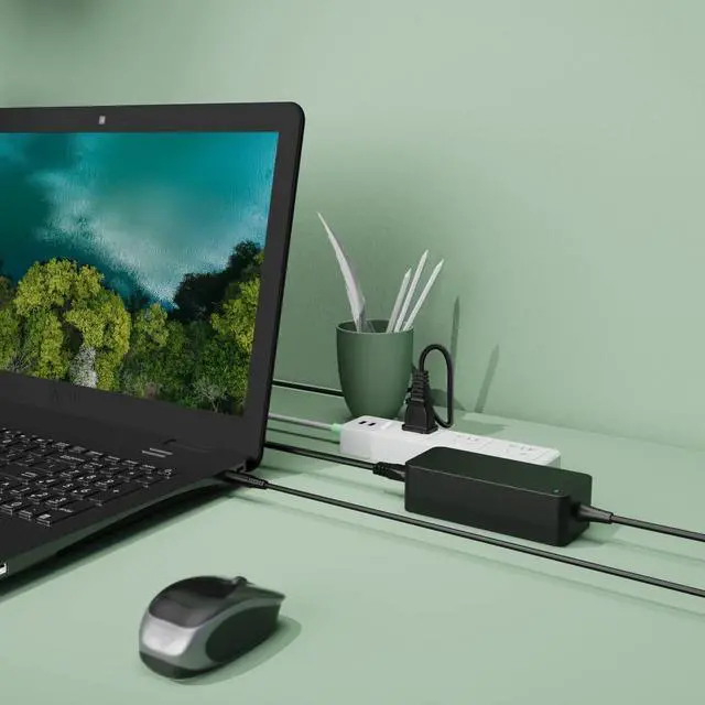 Alt view image 7 of 7 - 65W 45W AC Charger Fit for Dell-Inspiron 15 17 Series 15-5000 15-7000 15-3000 13-7000 17-7000 17-5000 17-3000 2 in 1 5767 7779 7778 5759 7786 7773 11 13 14 3000 7000 Laptop Adapter Power Cord