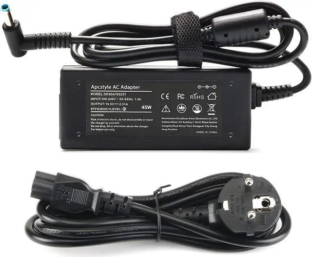 Main image of 45W 19.5V 2.31A AC Adapter Laptop Charger for HP Pavilion 11 13 15 X360 M3 touchsmart 15 15-f272wm 15-f387wm 15-f009wm 15-f024wm elitebook Folio 1040 G1 G2 G3 Spectre ultrabook 13 Stream 13 14