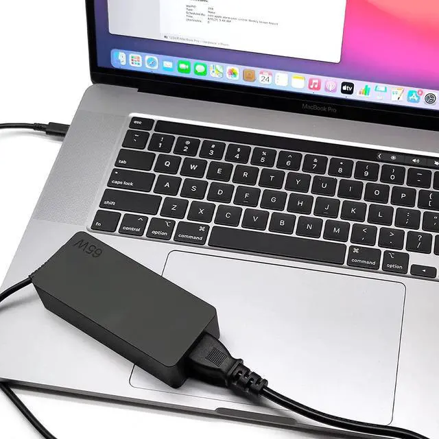 Alt view image 6 of 6 - 65w Type C Laptop Charger for Lenovo Thinkpad T480 T480S T490 T490S T570 L380 L480 L580 Chromebook C330 S330 C340 300e 500e AC Adapter