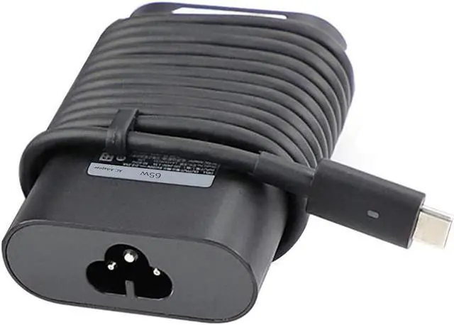 Alt view image 2 of 4 - 65W Type C AC Charger Adapter Cord for Dell Latitude 7300 7370 7379 7389(2-in-1) 7390(2-in-1) Dell Latitude 5175 5179 7275 5490 7490 LA65NM170 DA65NM170 65W USB C Laptop Power Supply Adapter Cord