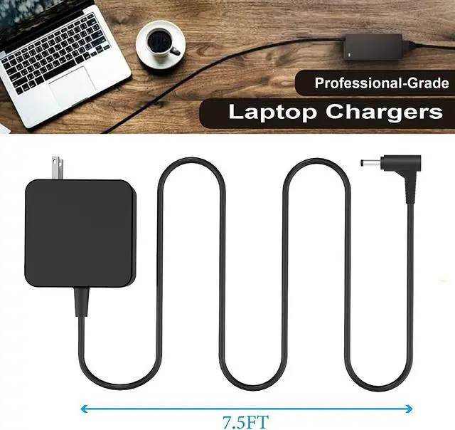 Alt view image 4 of 7 - UNAWUDOH 65w Ac Adapter Charger for L-enovo IdeaPad 310 320 330 330s 3 5 120s 120 130 130s 510 520 530s 710s IdeaPad Flex 4 5 6 4-1470 4-1580 4-1130 Flex 5-1470 5-1570Laptop Power Supply Adapter Cord