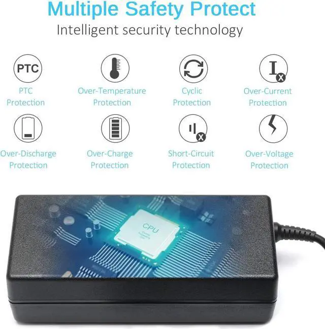 Alt view image 3 of 7 - New 120W 19.5V 6.15A AC Laptop Adapter Charger for HP 710415-001 Envy 15 17 15-j008tx 15-j051nr 15-bc220nr 15-J002LA 17-1006tx 17-1007tx TouchSmart Sleekbook