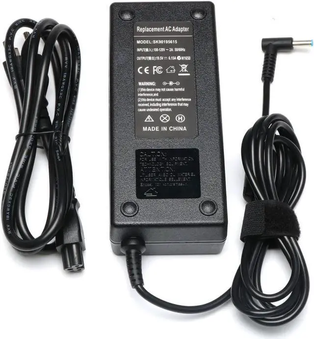 Main image of New 120W 19.5V 6.15A AC Laptop Adapter Charger for HP 710415-001 Envy 15 17 15-j008tx 15-j051nr 15-bc220nr 15-J002LA 17-1006tx 17-1007tx TouchSmart Sleekbook