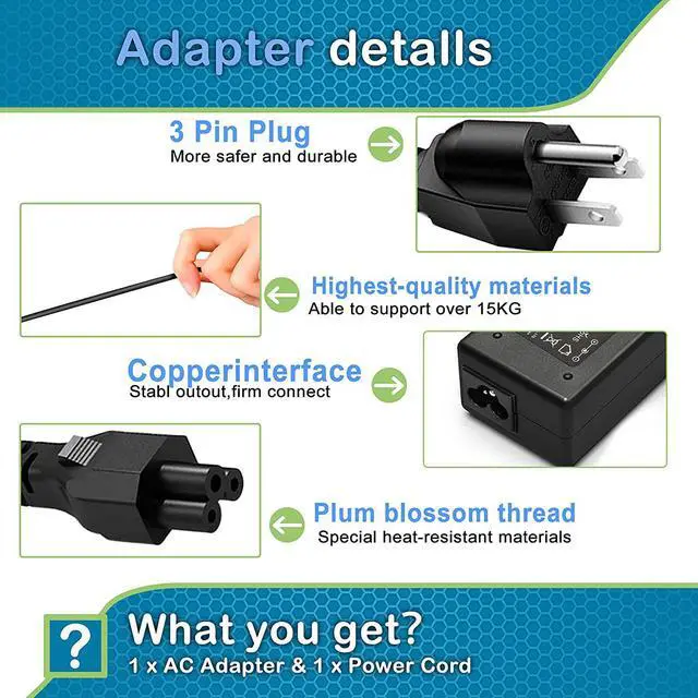 Alt view image 4 of 7 - New 120W 19.5V 6.15A AC Laptop Adapter Charger for HP 710415-001 Envy 15 17 15-j008tx 15-j051nr 15-bc220nr 15-J002LA 17-1006tx 17-1007tx TouchSmart Sleekbook