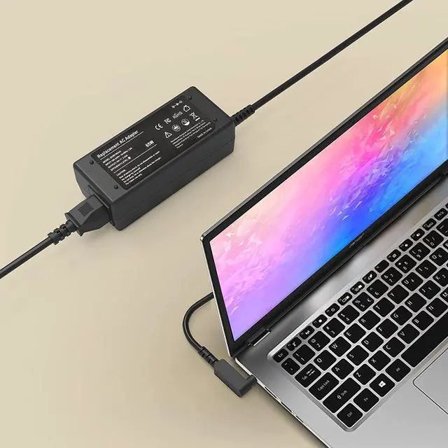 Alt view image 6 of 7 - 65W 45W Replacement for Acer Laptop Charger Chromebook 11 13 14 15 R11,C720 CB3-532 CB5 A13-045N2A N15q8 N16p1 N15Q9,Aspire One Cloudbook 11 14 AO1-131-C7DW C9PM,for Spin Swift Power Adapter Cord