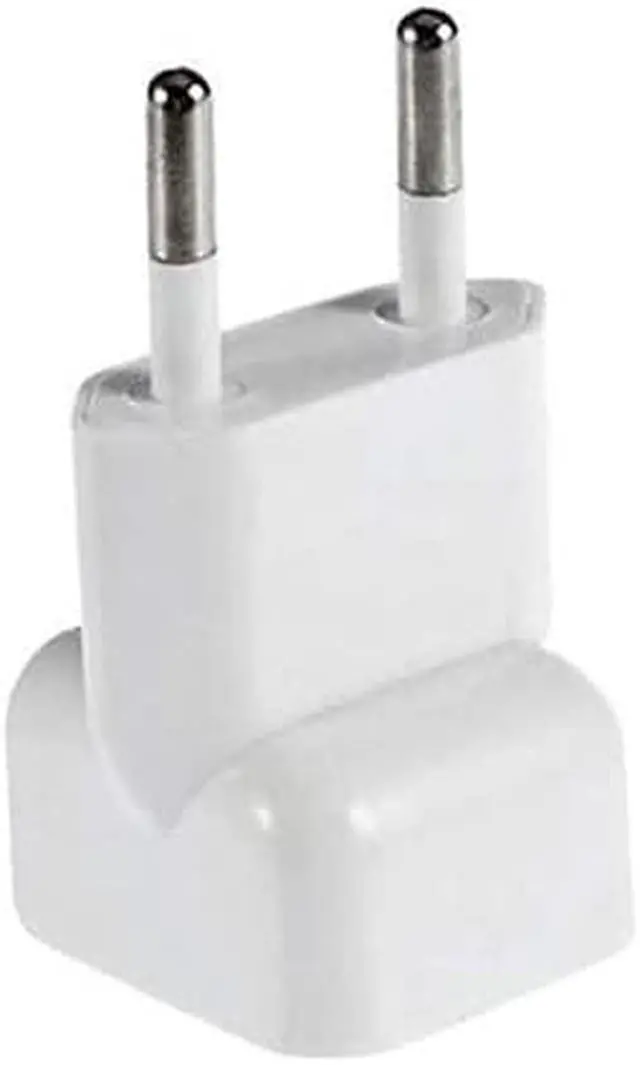 Alt view image 4 of 7 - 2 Pack US to Europe Plug Converter Travel Charger Adapter Wall Outlet EU European Connector Duck Head for MacBook Mac Pro MBA Retina MagSafe Apple Phone Pad Tablet Mini Air Power Brick