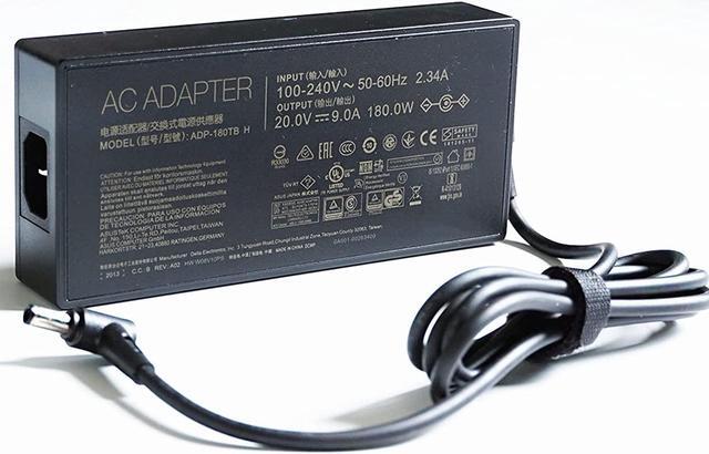 Alt view image 2 of 7 - 180W 20V 9A 6.0x3.7mm ADP-180TB H AC Adapter for Asus ROG Zephyrus GA502DU GA502D GA502 GA502IU GA401 GA401I GA401II GA401IV Laptop Power Supply Charger