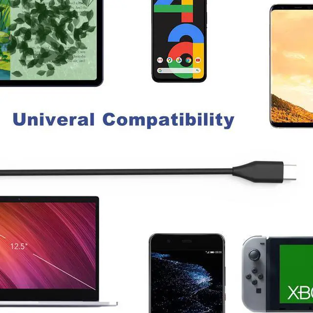 Alt view image 7 of 7 - 45W USB C Laptop Charger for Lenovo Thinkpad L380 L390 T490 T480 E590 E595 Thinkpad x13 Gen 1/2 Chromebook C330 100e 300e 500e Yoga c930 Small Portable ADLX45YLC2D ADLX45YLC3D AC Adapter Power Cord