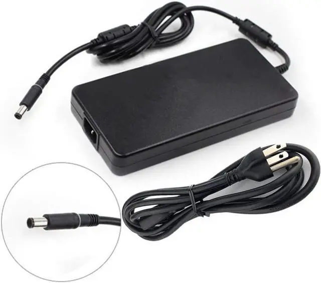 Main image of Slim 240W 19.5V 12.3A AC Adapter Charger Fit for Dell Alienware M17x R2 M17x R3 M18X M18X R2 Precision M6400 M6500 M6600 PA-9E GA240PE1-00 Y044M Y047M 330-4128 450-18931 Power Cord