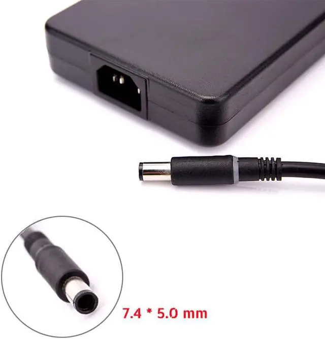 Alt view image 2 of 6 - Slim 240W 19.5V 12.3A AC Adapter Charger Fit for Dell Alienware M17x R2 M17x R3 M18X M18X R2 Precision M6400 M6500 M6600 PA-9E GA240PE1-00 Y044M Y047M 330-4128 450-18931 Power Cord