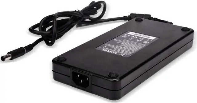 Alt view image 6 of 6 - Slim 240W 19.5V 12.3A AC Adapter Charger Fit for Dell Alienware M17x R2 M17x R3 M18X M18X R2 Precision M6400 M6500 M6600 PA-9E GA240PE1-00 Y044M Y047M 330-4128 450-18931 Power Cord