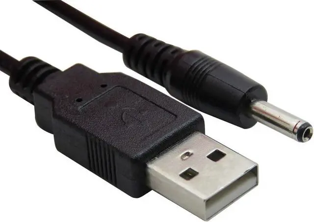 Alt view image 5 of 7 - CABLEDECONN USB A to DC 3.5 mm/1.35 mm 5 Volt DC Barrel Jack Power Cable