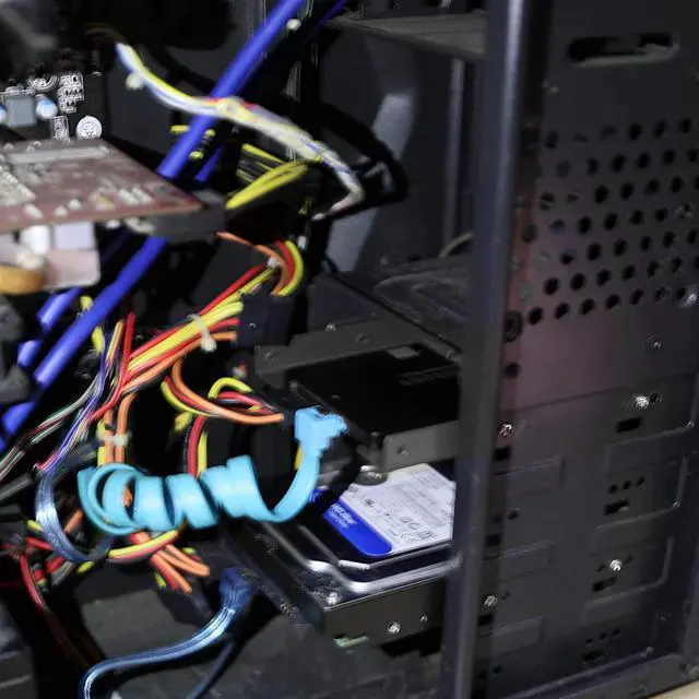 Alt view image 7 of 7 - 2Pack SSD Mounting Bracket 2.5 to 3.5 Adapter 2.5 to 3.5 Hard Drive Adapter SSD Bracket Converts 2.5 Notebook Hard Drive to 3.5 Desktop Hard Drive Bay Mounting Bracket Adapter