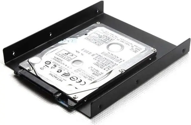 Alt view image 4 of 6 - SSD Mounting Bracket 2.5 Inch to 3.5 Inch Internal SSD/HDD Mounting Kit 2.5 to 3.5 Hard Drive Adapter SSD Bracket Converts (2Pack)