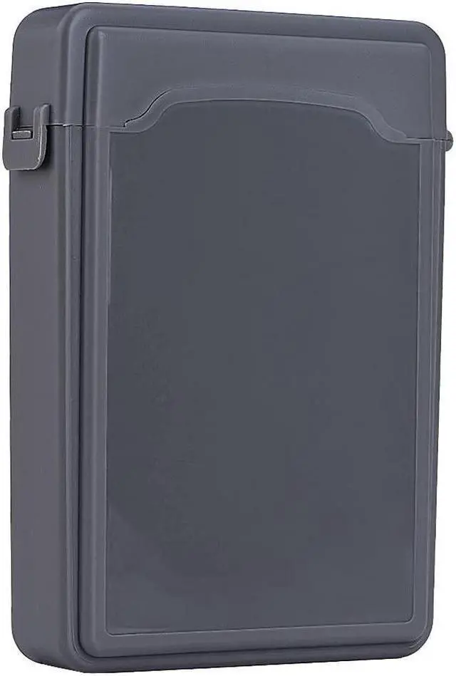 Main image of 3.5 HDD Storage Box Case Dust-Proof PP SSD HDD Disk Case Computer Hard Drive Enclosures for 3.5 HDD and SSD(Gray)