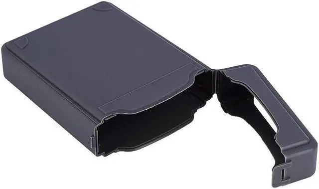 Alt view image 2 of 2 - 3.5 HDD Storage Box Case Dust-Proof PP SSD HDD Disk Case Computer Hard Drive Enclosures for 3.5 HDD and SSD(Gray)