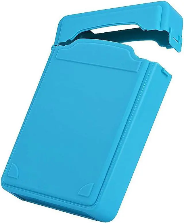 Main image of Protective Storage Box for Hard Disk 3.5 Hard Case HDD SSD Anti-static Disk Storage Box Shockproof Dust-proof Non-slip(Blue)