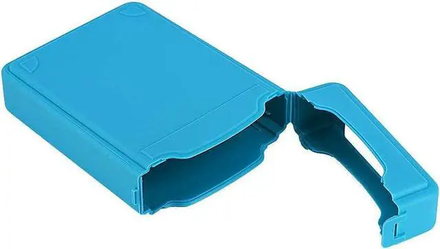 Alt view image 4 of 7 - Protective Storage Box for Hard Disk 3.5 Hard Case HDD SSD Anti-static Disk Storage Box Shockproof Dust-proof Non-slip(Blue)