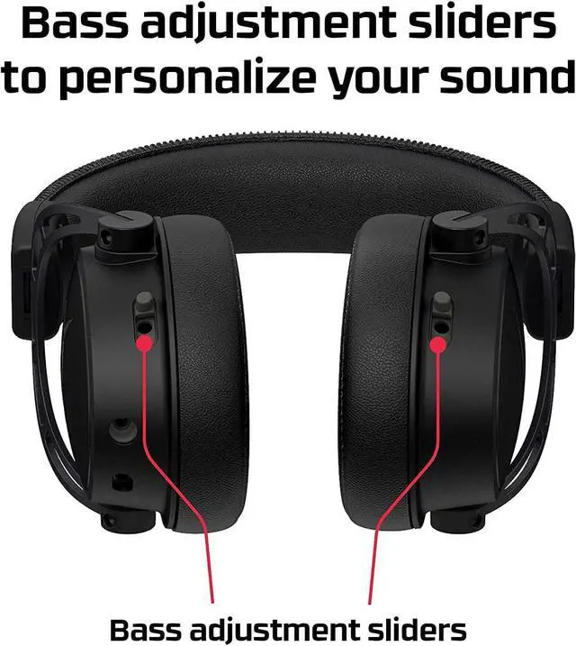 Alt view image 19 of 20 - HyperX Cloud Alpha S - PC Gaming Headset, 7.1 Surround Sound, Adjustable Bass, Dual Chamber Drivers, Breathable Leatherette, Memory Foam, and Noise Cancelling Microphone - Blackout (HX-HSCAS-BK/WW)