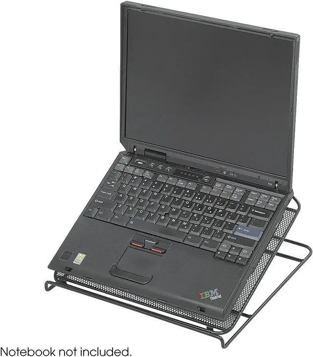 Alt view image 2 of 3 - 2161BL Onyx Mesh Laptop Stand Black