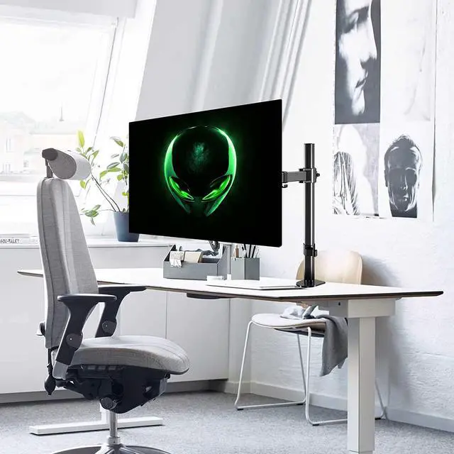 Alt view image 2 of 7 - Single Monitor Mount Single Monitor Desk Mount with VESA Extension Kit from 7575 to 200200mm fits 13-39 inch Monitors/TV Screens Monitor Arm Monitor Stands Monitor Stand Desk Mount Vesa Mount