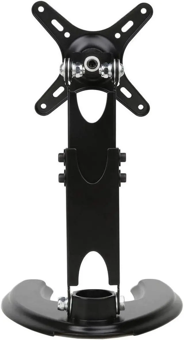 Alt view image 3 of 7 - U-Shape 10" to 27"inch 180 Degree Adjustable LCD Monitor Stand Mount Folding VESA Monitor Stand All-Metal-Body With VESA Hole 75x75mm 100x100mm