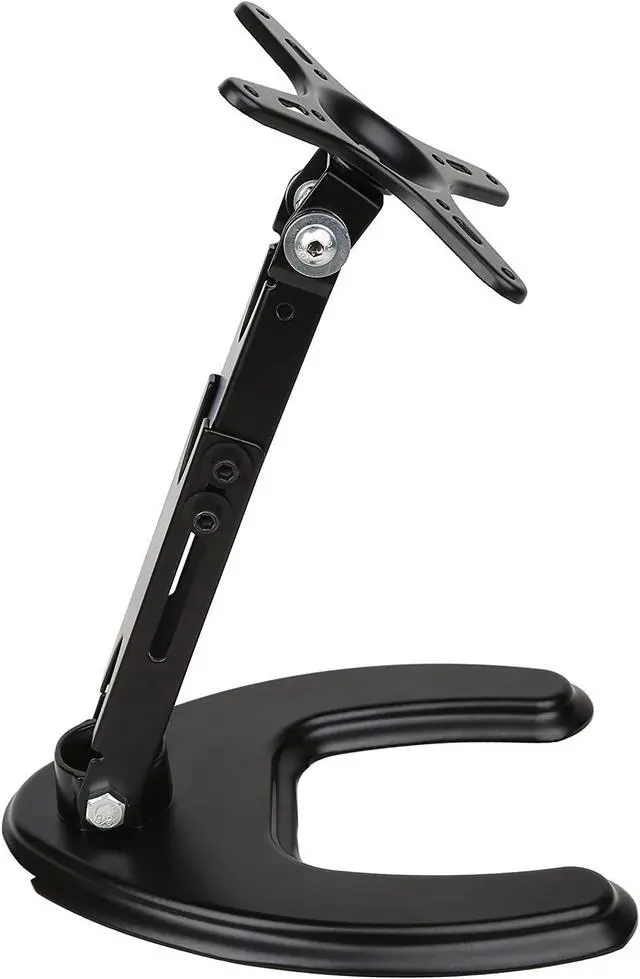Alt view image 4 of 7 - U-Shape 10" to 27"inch 180 Degree Adjustable LCD Monitor Stand Mount Folding VESA Monitor Stand All-Metal-Body With VESA Hole 75x75mm 100x100mm