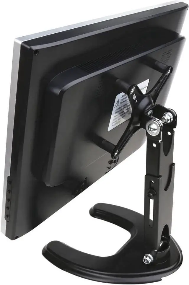 Alt view image 5 of 7 - U-Shape 10" to 27"inch 180 Degree Adjustable LCD Monitor Stand Mount Folding VESA Monitor Stand All-Metal-Body With VESA Hole 75x75mm 100x100mm