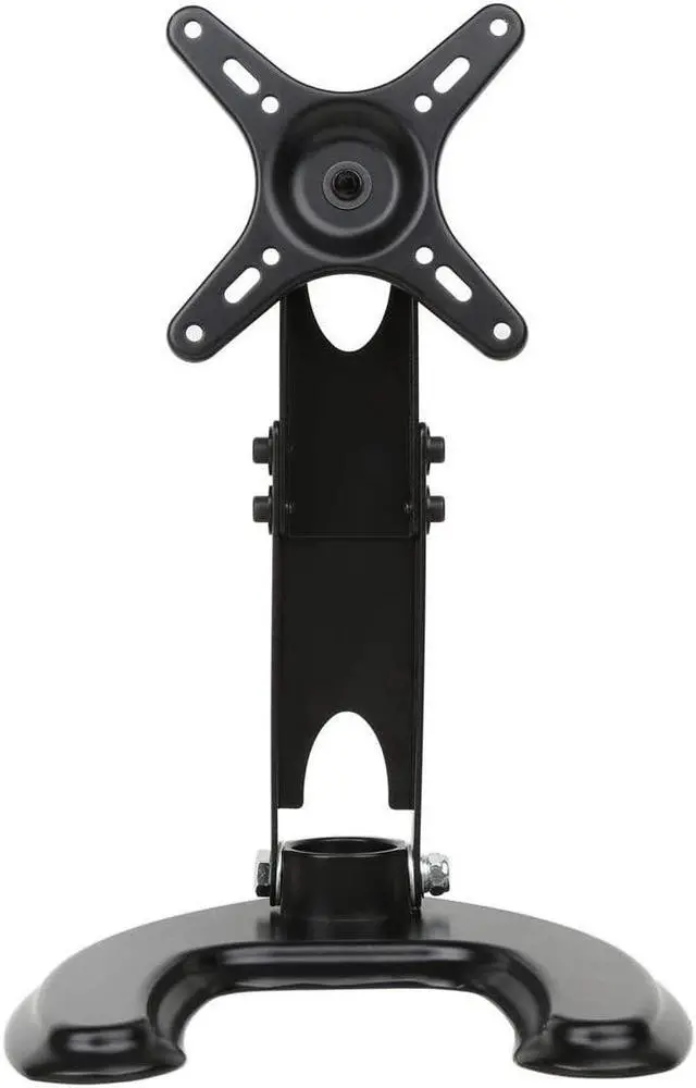 Alt view image 2 of 7 - U-Shape 10" to 27"inch 180 Degree Adjustable LCD Monitor Stand Mount Folding VESA Monitor Stand All-Metal-Body With VESA Hole 75x75mm 100x100mm