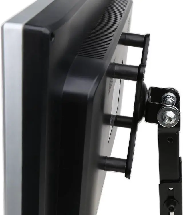 Alt view image 6 of 7 - U-Shape 10" to 27"inch 180 Degree Adjustable LCD Monitor Stand Mount Folding VESA Monitor Stand All-Metal-Body With VESA Hole 75x75mm 100x100mm