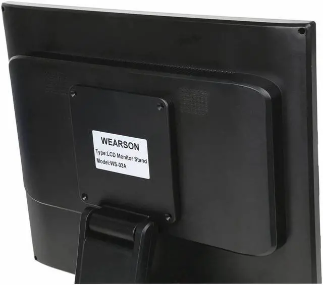 Alt view image 7 of 7 - WS-03A Adjustable LCD TV Stand Folding Metal Monitor Desk Stand With VESA Hole 75x75mm&100x100mm