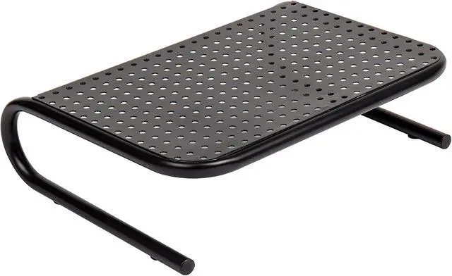 Alt view image 6 of 7 - 2METMONST-BLK Metal Monitor Stand Monitor Riser for Computer Laptop Desk iMac 2-Pack Black
