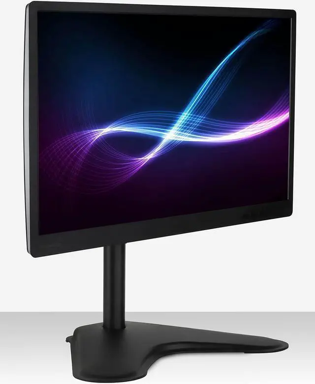 Main image of Mount-It! Free Standing Monitor Stand for Desktops | Single Monitor Mount | VESA 75 100 Compatible Displays | Height Adjustable Tilt Swivel Rotating | Fits 21.5 23 24 27 28 29 32 Inch Computer Screen