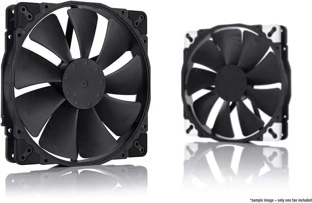 Alt view image 7 of 7 - Noctua NF-A20 PWM chromax.Black.swap, Premium Quiet Fan, 4-Pin (200x30mm, Black)