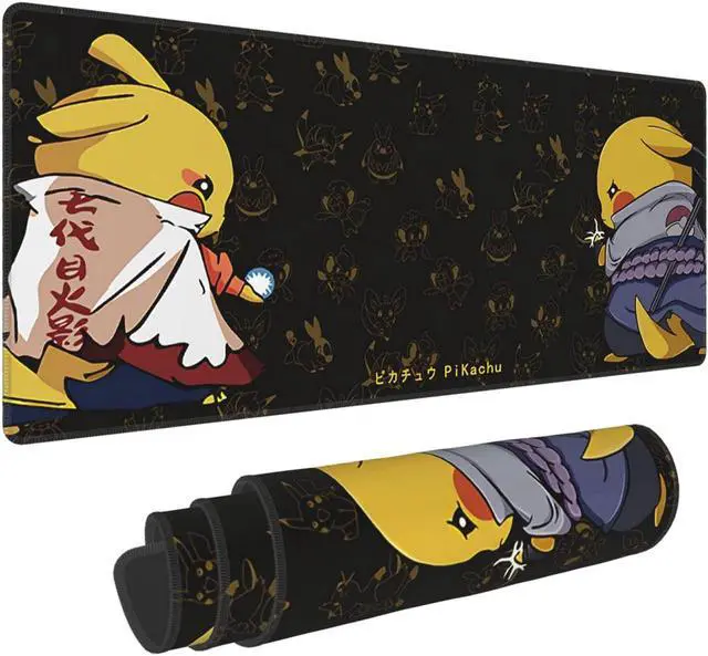 Main image of Anime Customized Large Extended Gaming Mouse Pad with Stitched Edges and Non-Slip Rubber Base Suitable for Office and Home Use 31.5x11.8x0.12 Inches