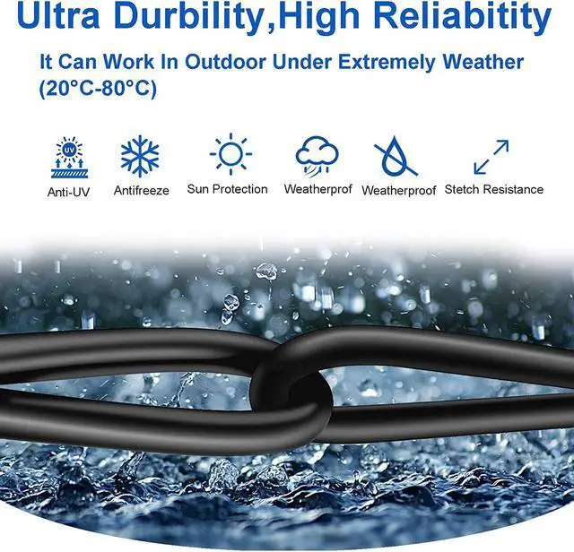 Alt view image 5 of 7 - Cat 8 Ethernet Cable 6 ft (2 Pack) High Speed 26AWG Internet Cable 40Gbps 2000Mhz Shielded RJ45 Network Cable Computer Patch Cord Indoor and Outdoor Rated LAN Cable for Gaming/Router/Xbox/PS4