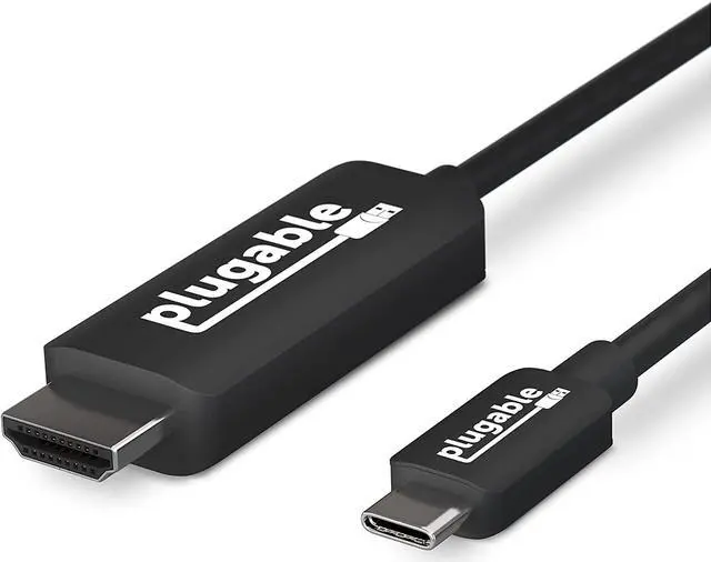 Main image of USB C to HDMI Cable 6ft - Connect USB-C Thunderbolt 3 Thunderbolt 4 or USB4 Laptops to HDMI Displays up to 4K@60Hz - Compatible with Mac and Windows HDMI 2.0 1.8m