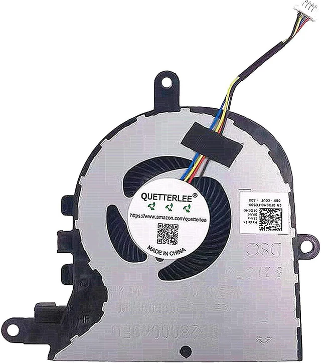 Alt view image 4 of 5 - Replacement New CPU Cooling Fan for Dell Latitude 3590 L3590 E3590 Inspiron 15 5570 5575 5770 3585 17-3780 3793 5770 Vostro 3580 3590 3591 3593 Series 0FX0M0 DC28000K9D0 DFS1503055P0T FK3A