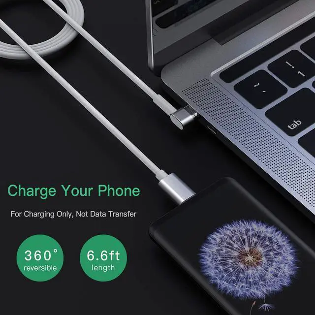 Alt view image 6 of 7 - Elecjet Magnetic USB C to C Charging Cable for MacBook Pro Air iPad Pro 87W PD Fast Charger for iPhone 15 Pro Max  Galaxy S23 Ultra Pixel 8 7 Pro Moto G  XPS Type C Device 6.6ft