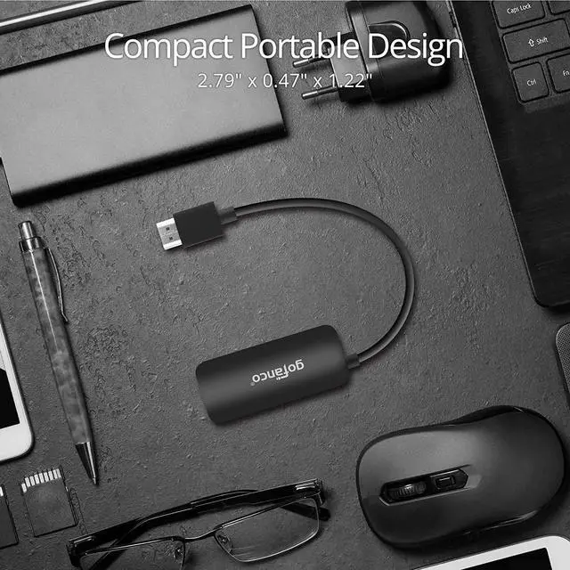 Alt view image 7 of 7 - HDMI 2.0 to USB C Converter (HDMI System to USB Type C Monitor)  4K @60Hz HDCP 2.2 2-ch Stereo Audio USB-Powered - Not Compatible with Apple Studio Display LG Ultrafine (HDMIUSBC)