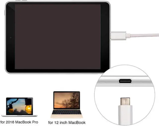 Alt view image 4 of 7 - USB-C USB 3.1 Type C to Mini DisplayPort DP 1080p HDTV Adapter Cable with Gold Aluminium Case for 2015 New 12 Inch