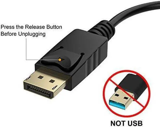 Alt view image 4 of 7 - DisplayPort (DP) to VGA Adapter 10 Pack Gold-Plated Display Port to VGA Adapter (Male to Female) Compatible with Computer Desktop Laptop PC Monitor Projector HDTV - Black