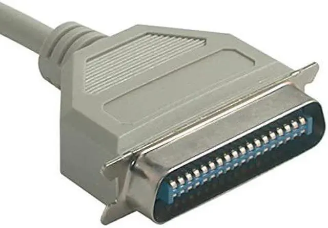 Alt view image 2 of 2 - C2G 02801 DB25 Male to Centronics 36 Male Parallel Printer Cable, Beige (15 Feet, 4.57 Meters)