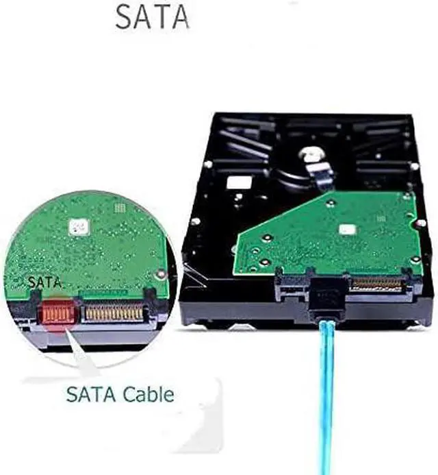 Alt view image 4 of 7 - CableDeconn High Speed 6Gbps 6pcs/Set Sata Cable SAS Cable for Server 0.5m