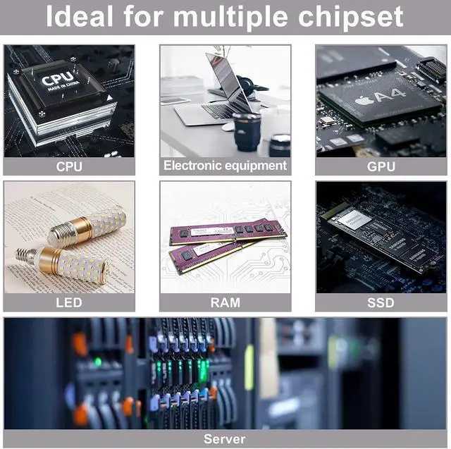 Alt view image 7 of 14 - Thermalright Thermal Pad 12.8 W/mK 120x120x1.5mm Non Conductive Heat Resistance Extreme Odyssey Silicone Thermal Pads for PC Laptop Heatsink/GPU/CPU/LED/SSD/PS4 Cooler (1.5mm)