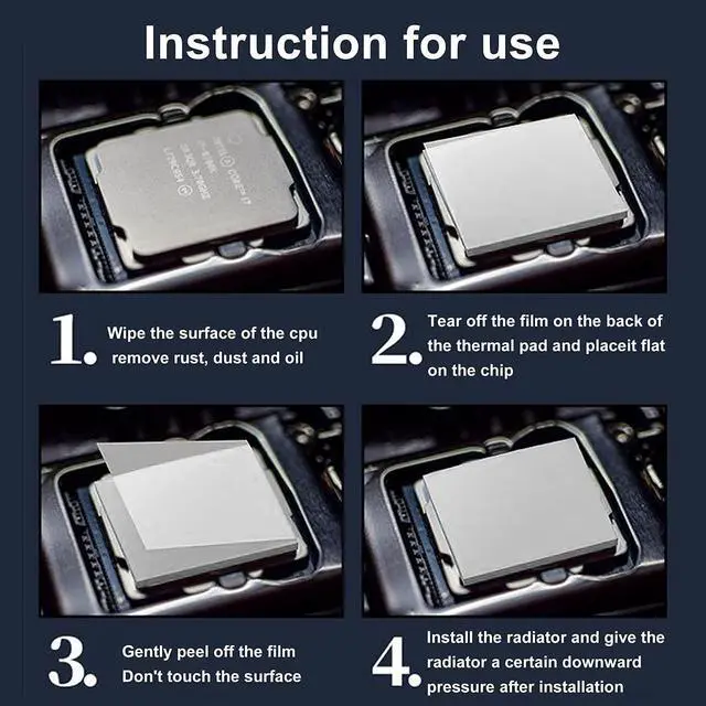 Alt view image 6 of 14 - Thermalright Thermal Pad 12.8 W/mK 120x120x1.5mm Non Conductive Heat Resistance Extreme Odyssey Silicone Thermal Pads for PC Laptop Heatsink/GPU/CPU/LED/SSD/PS4 Cooler (1.5mm)