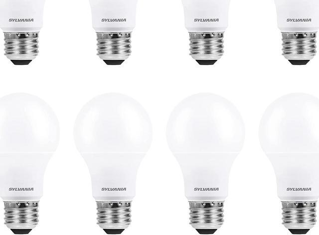 Alt view image 2 of 7 - SYLVANIA ECO LED Light Bulb A19 60W Equivalent Efficient 9W 7 Year 750 Lumens 2700K Non-Dimmable Frosted Soft White - 8 Count (Pack of 1) (40821)