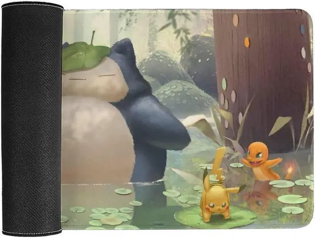 Alt view image 3 of 12 - Extended Gaming Anime Mouse pad Large Gaming Mousepad Desk Mat Waterproof Anti-Dirty Non Slip Stitched Edges Keyboard Mat Perfect for Video Games 60x30cm 24x12 inch Multi 23.6x11.8 inch